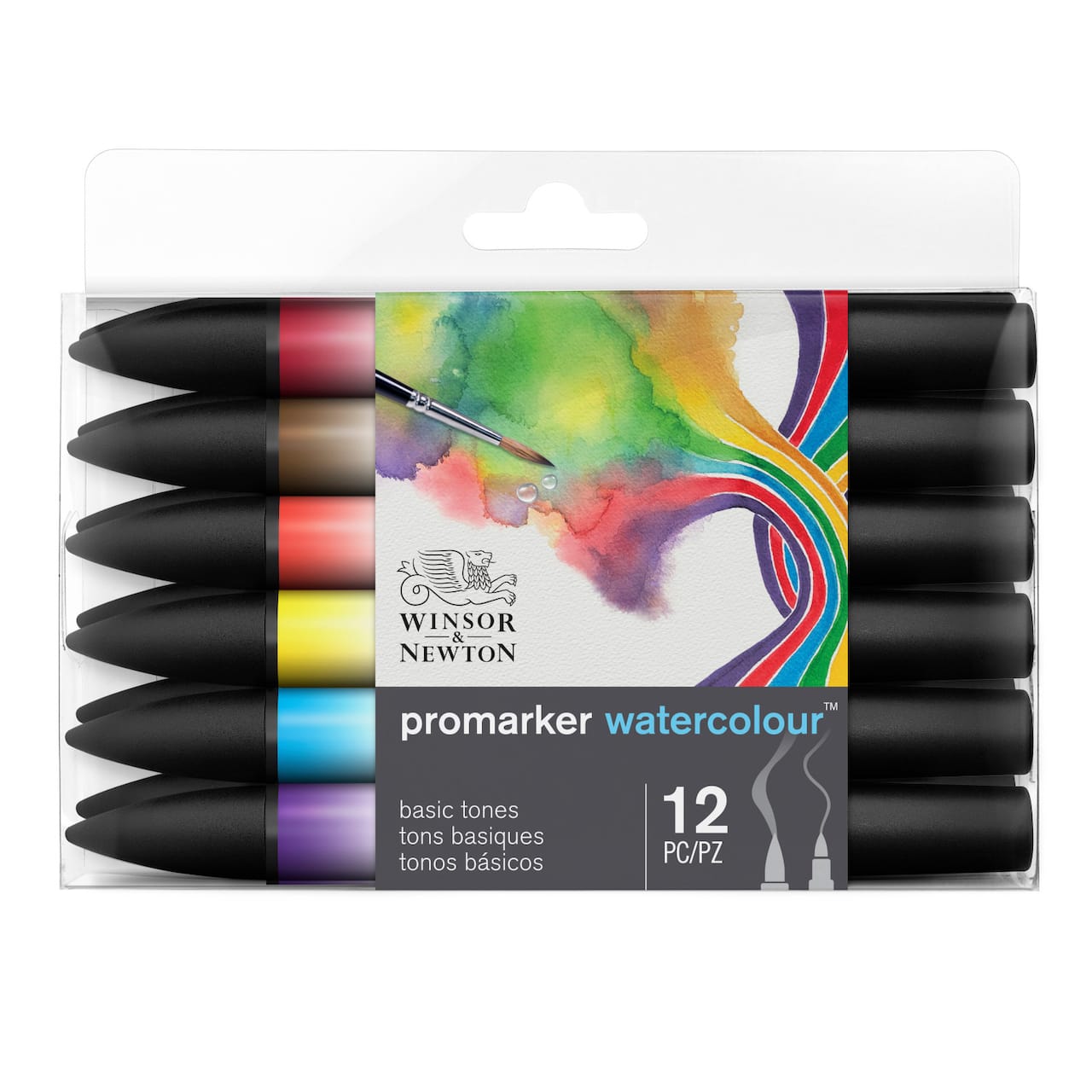 Winsor & Newton® ProMarker™ Basic Tones 12 Watercolor Marker Set